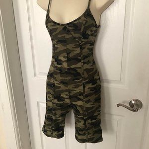 Camouflage Romper/Unitard, Small